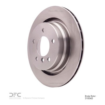 Dynamic Friction Co Disc Brake Rotor - 600-31034D 600-31034D